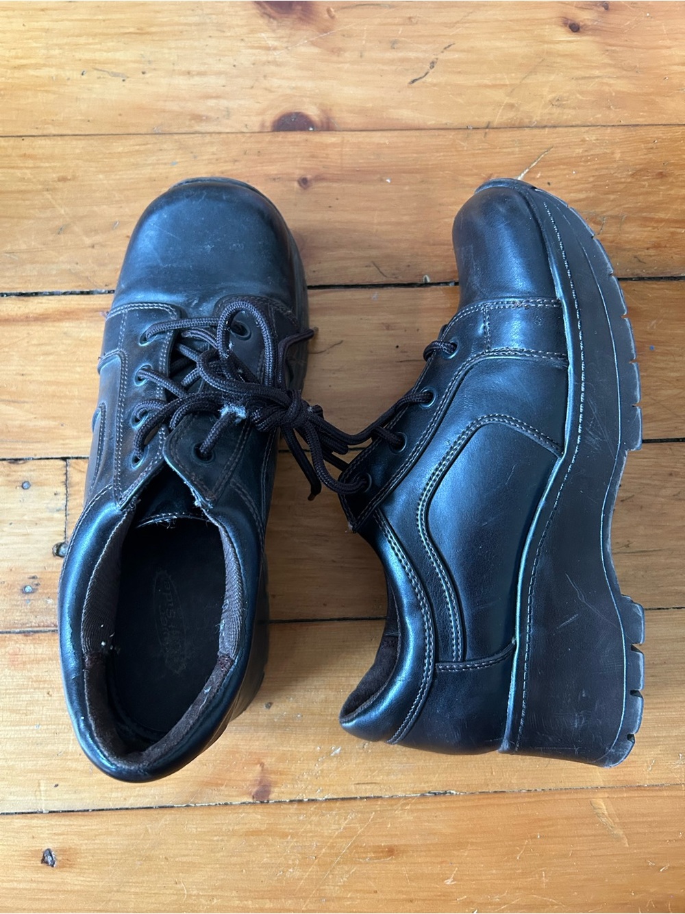 Lower east side Vintage Y2k Chunky Wedge Sneakers 8.5 brown black